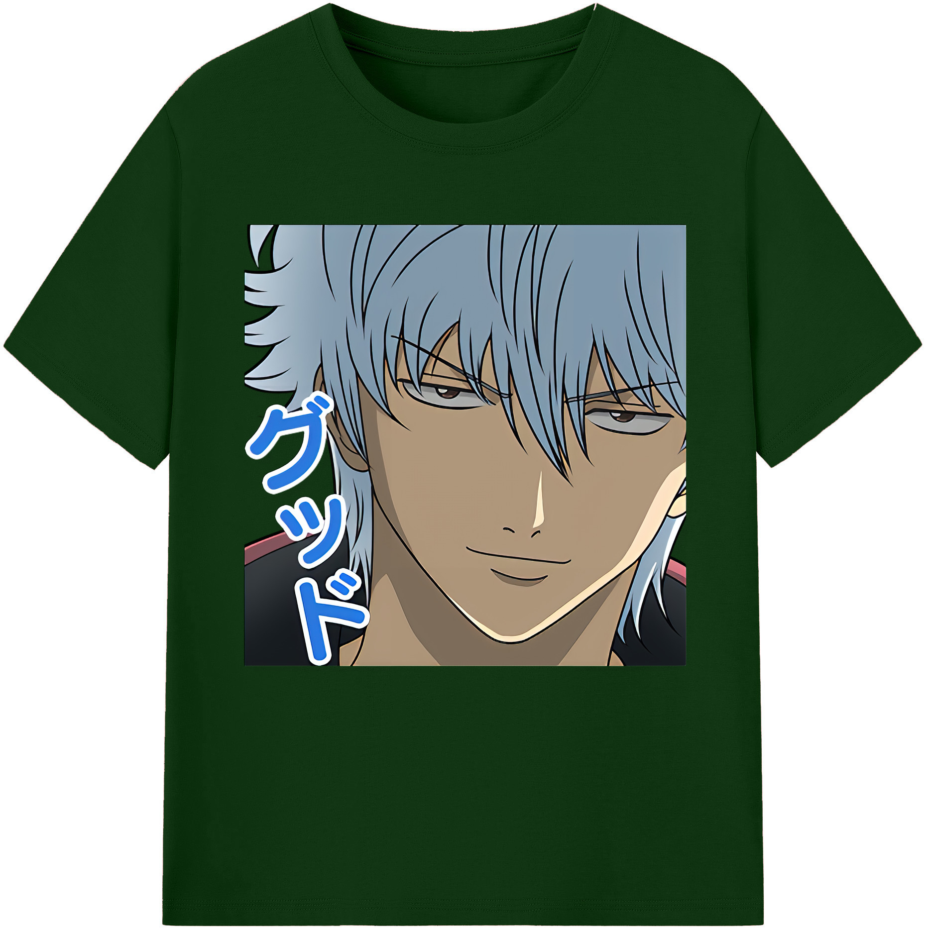 （画像用） ぎんたま 坂田銀時（さかたぎんとき） 神楽 志村新八（しむら しんぱち） GINTAMA Sakata Gintoki Kagura Shimura Shinpachi 綿100％半袖Tシャツ（フロントプリント）